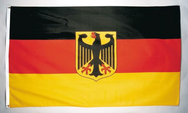 Germany federal eagle flag