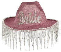 Anteprima: Cappello da sposa Cowgirl rosa