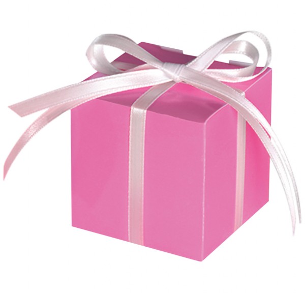 100 Rosa Geschenkboxen Tiffany