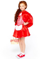 Costume bambina da Cappuccetto Rosso