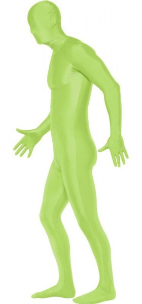 Second Skin full body suit in light green