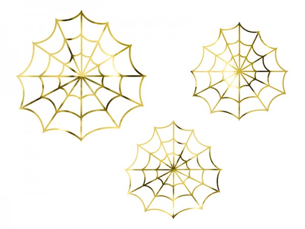 3 Be Scary Cobweb Decorations