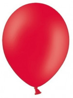 10 Partystar ballonger röda 27cm