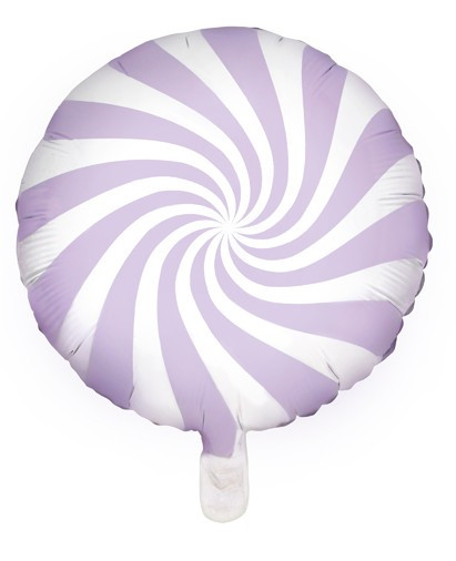 Candy party folie ballon lavendel 45cm