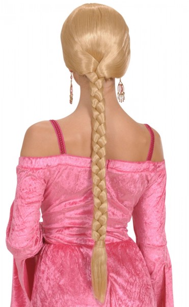 Wig with braid medieval princess 2