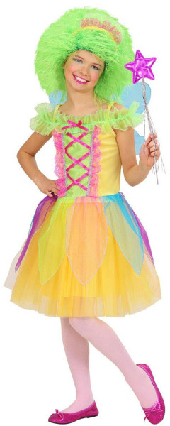 Costume da bambina fata arcobaleno