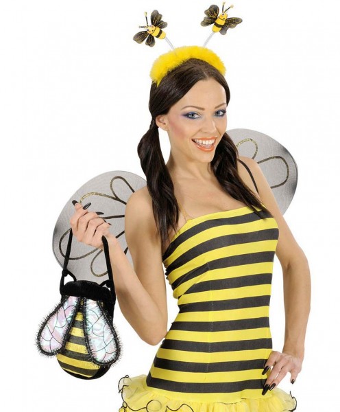 Cerchietto con antenne e api
