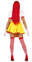 Horror burger clown women's costume