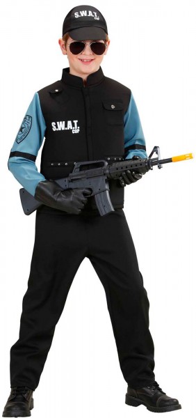Agente SWAT Trevor Costume For Boys