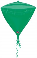 Diamondz Folienballon grün 38 x 43cm