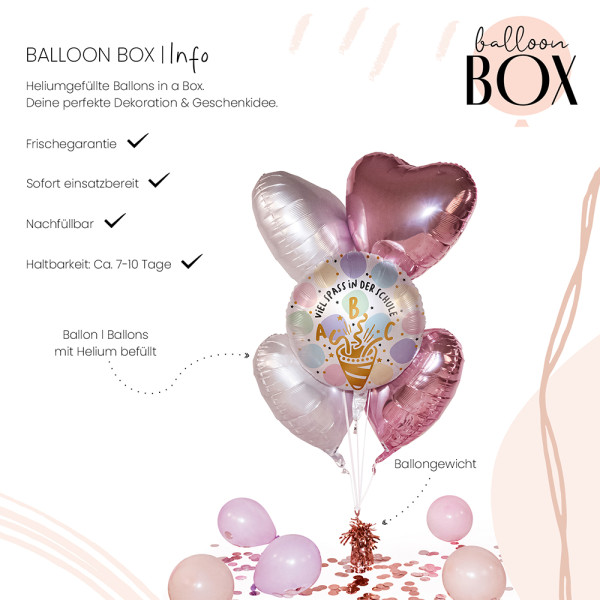 Heliumballon in der Box Viel Spaß Schultüte 3