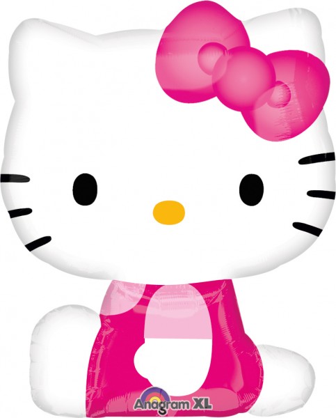 Globo con figura de Hello Kitty