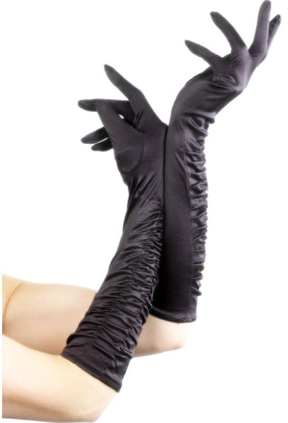 Noble lange handschoen zwart 46cm