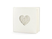 Preview: Guest book heart with ornament 20.5cm