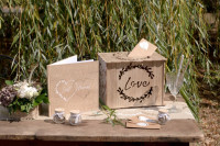 Preview: Guest Book Natural Wedding 24cm