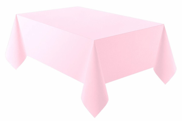 Rosa Marshmallow Tischdecke 2,74m