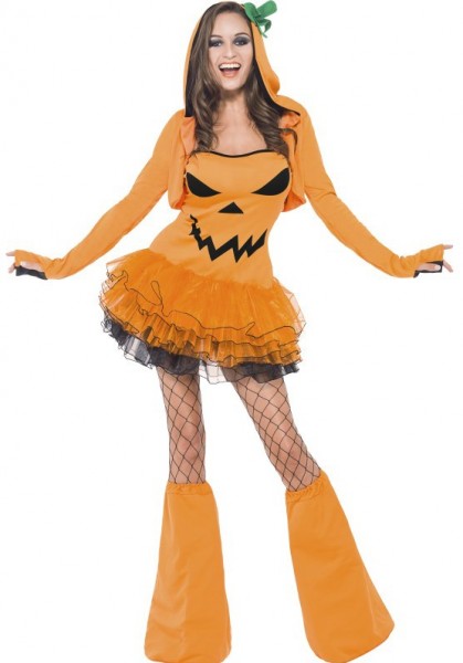 Seductive pumpkin costume