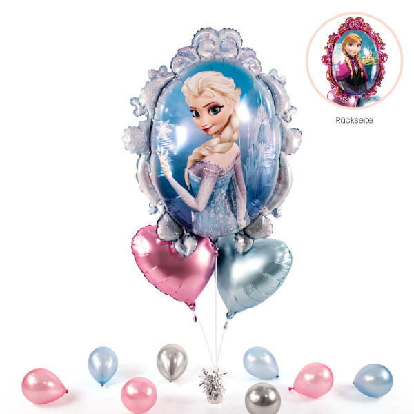XL Heliumballon in der Box 3-teiliges Set Frozen Eiskönigin