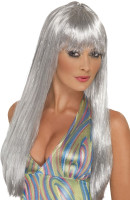 Disco Show Girl wig silver
