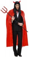 Halloween cloak devil in red 130cm