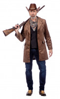 Oversigt: Sheriff kort frakke til mænd i western-stil