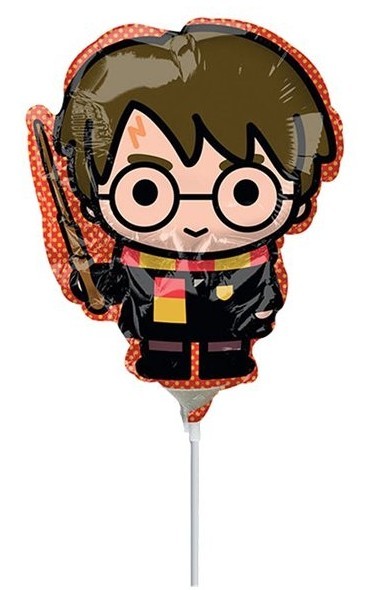Palloncino stick Harry Potter cartoon 30 cm