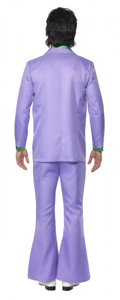 Disco Anzug Lavendel 70er Jahre Für Herren 3