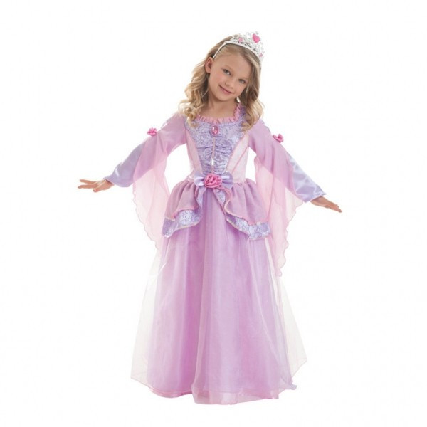 Romantisches Prinzessinen Kleid Rosa-Violett 2