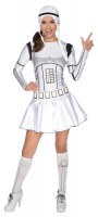 Modisches Stormtrooper Damen Kostüm