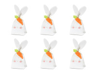 6 cajas de regalo de conejitos de brunch de Pascua