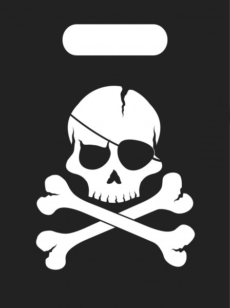 6 sorte pirater gaveposer