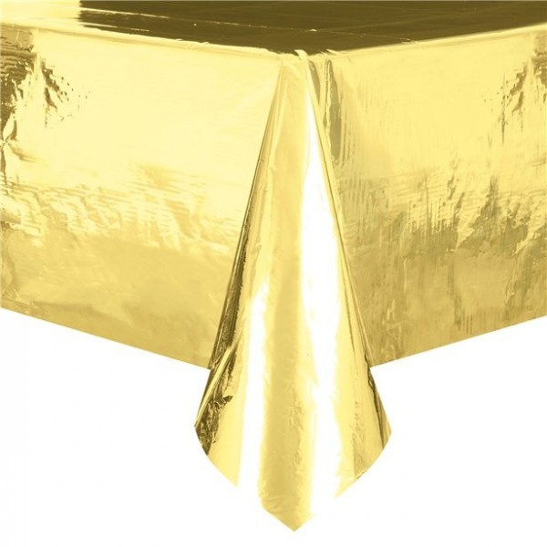 Goldene Papiertischdecke 1,8m x 1,2m