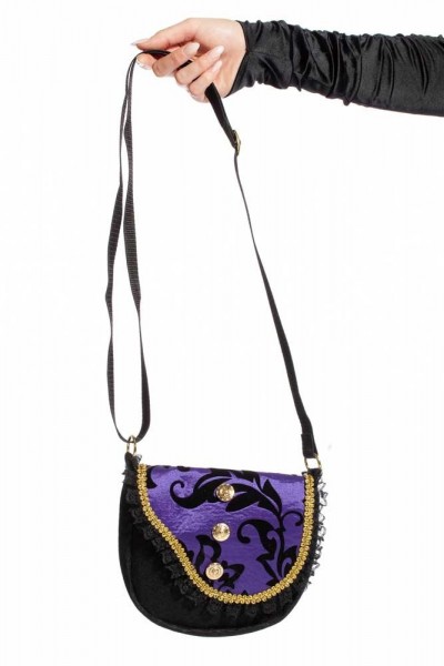 Purple baroque handbag Gaia