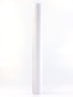 Oversigt: Glitter organza Daphne hvid 9m x 36cm