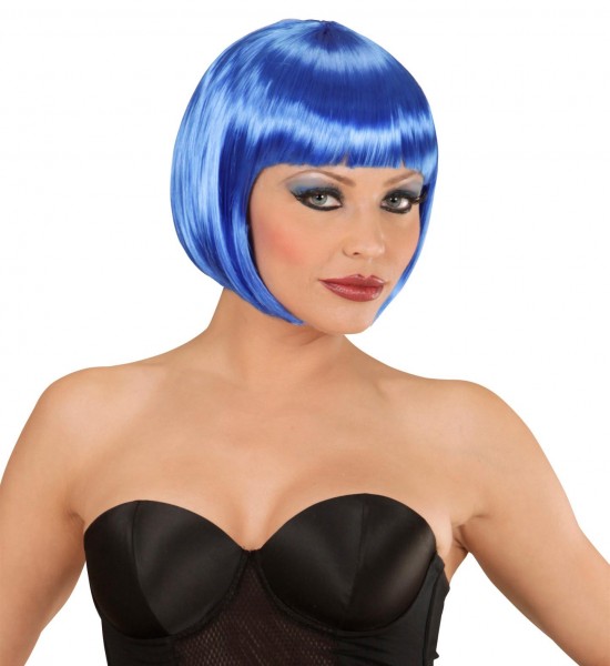 Blue page head wig Alexis