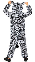 Oversigt: Zebra jumpsuit børnekostume