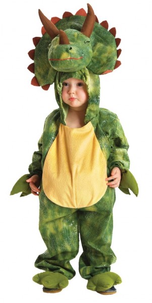 Baby dinosaur overall with hood
