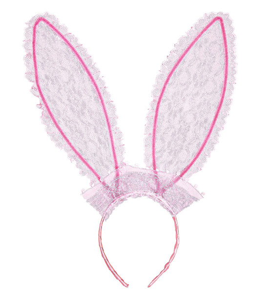Bunny rabbit ears can be modeled in pink