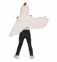 Vista previa: Capa de gallo blanca para niños