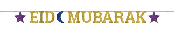 Guirlande Eid Mubarak 3.65m