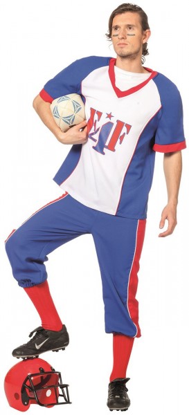 Costume da uomo sportivo americano da giocatore di football americano