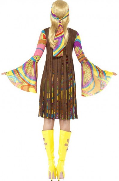 70er Crazy Hippie Lady Kostüm 3