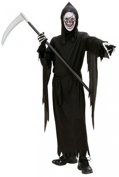 Black angel of death children costume