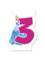 Disney Princesses Askepottestearinlys nummer 3