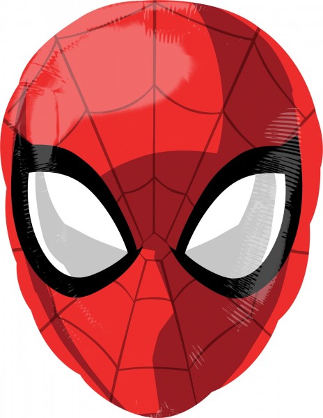 Tête de Spider-Man ballon aluminium