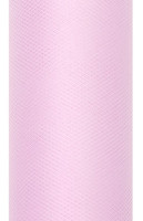 Tulle fabric Luna baby pink 9m x 30cm