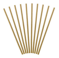 10 Natural Touch straws 19.5cm