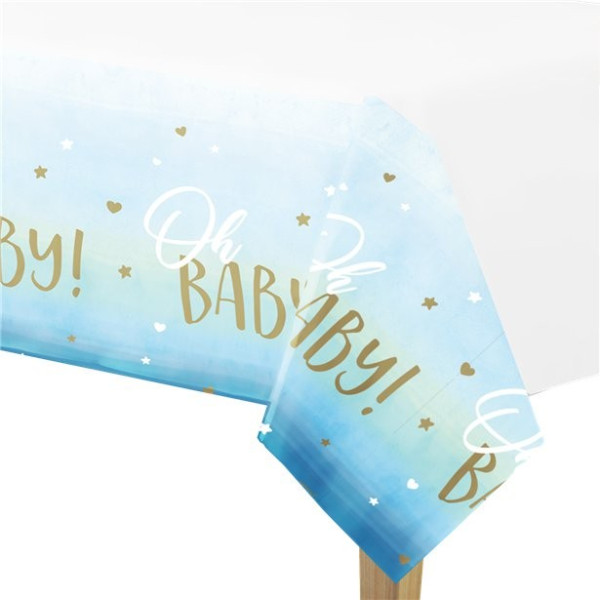 Oh Baby tablecloth blue 2.55mx 1.35m