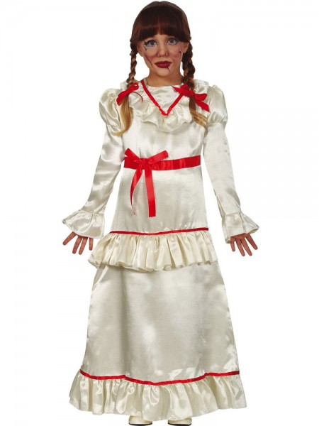 Przerażający kostium lalki Anna dla dziewczynki