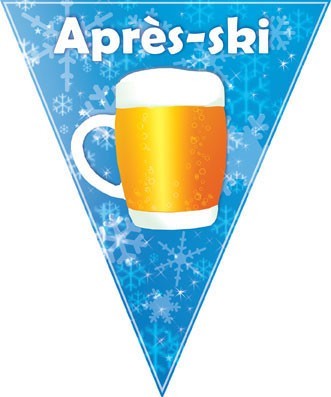 Apres Ski Bierkrug Wimpelkette